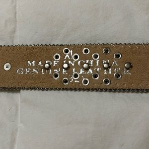 Cowgirl West Chocolate Blue Belt XL NWT